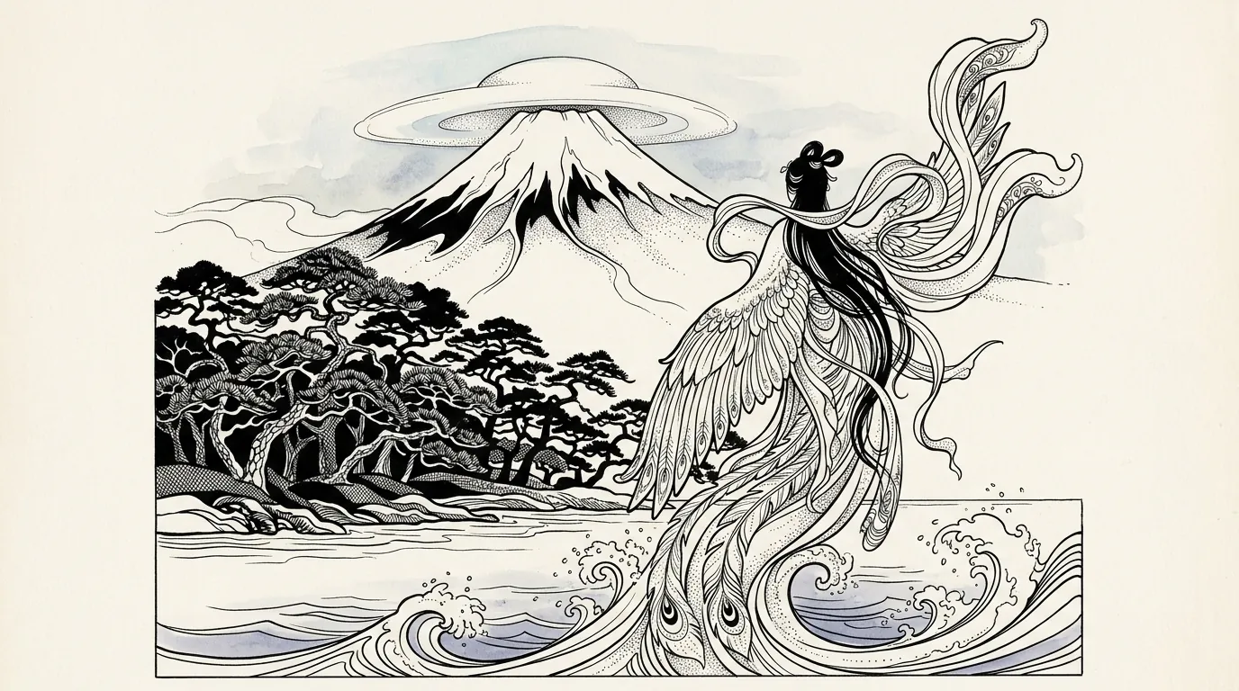 富士山の挿絵