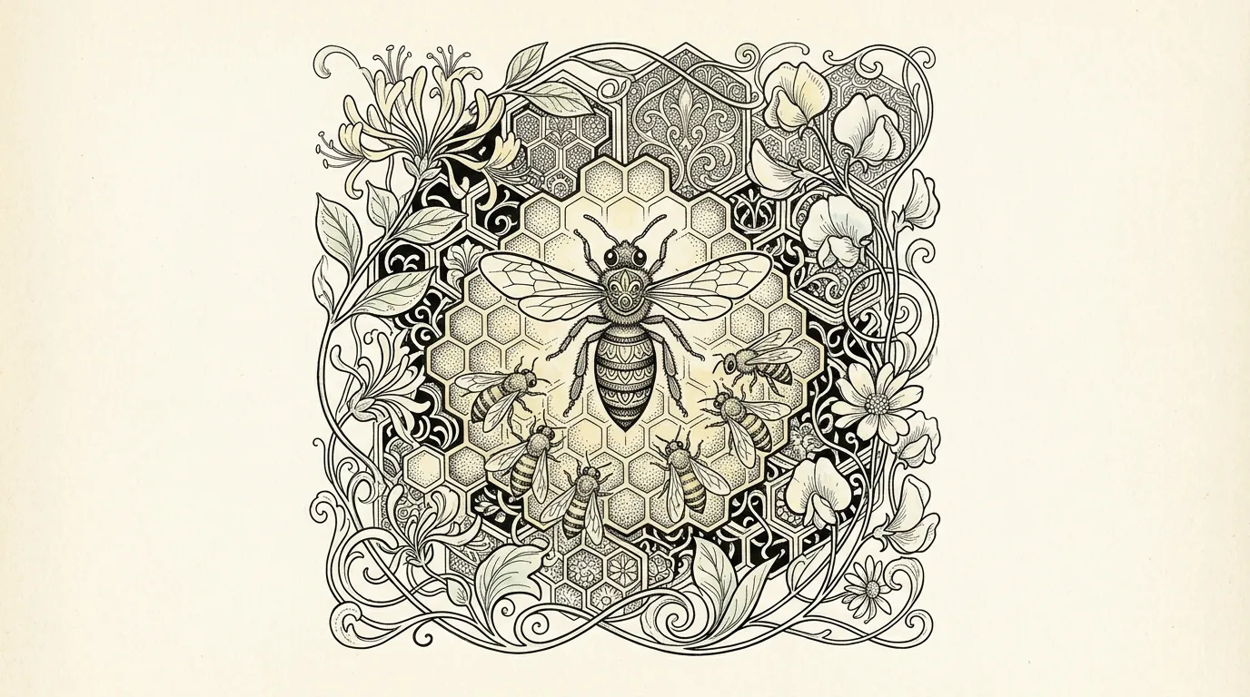 蜂の挿絵