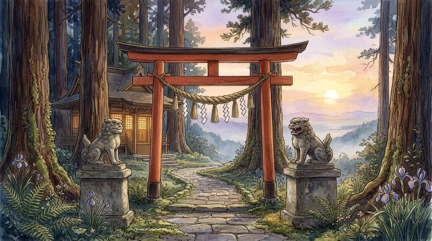 神社の挿絵