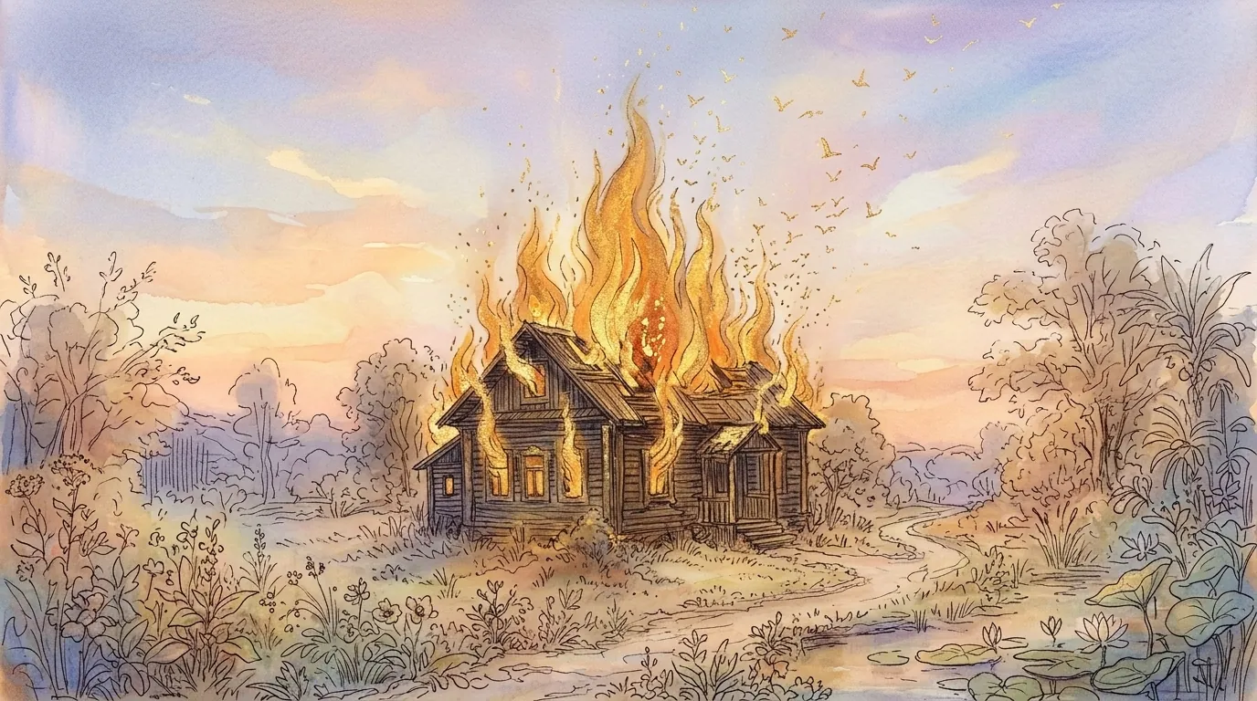火事の挿絵