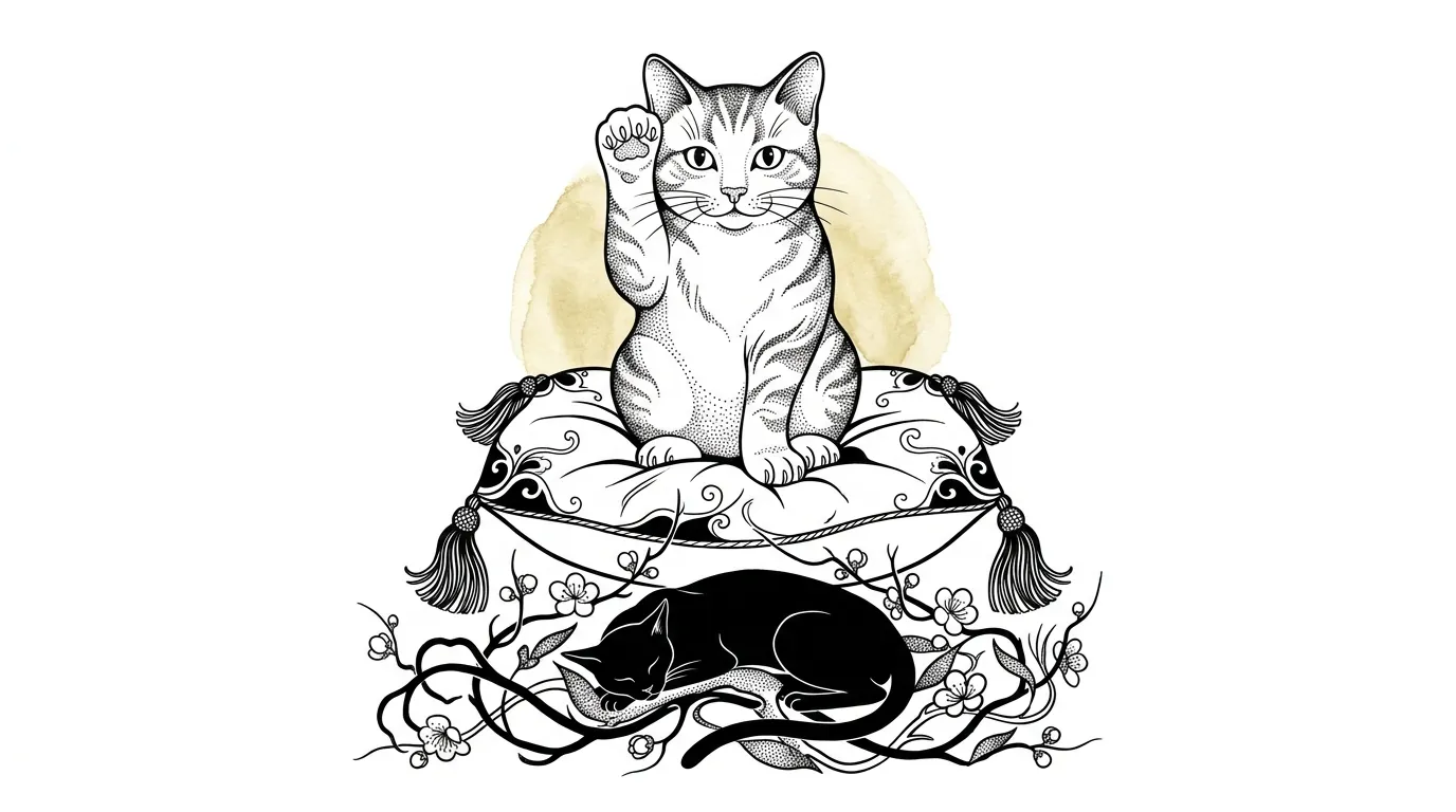 猫の挿絵