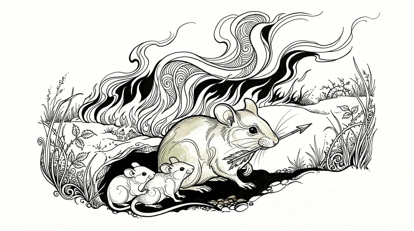 ネズミの挿絵