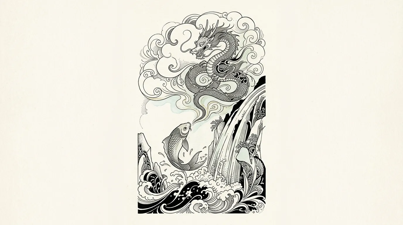 龍の挿絵