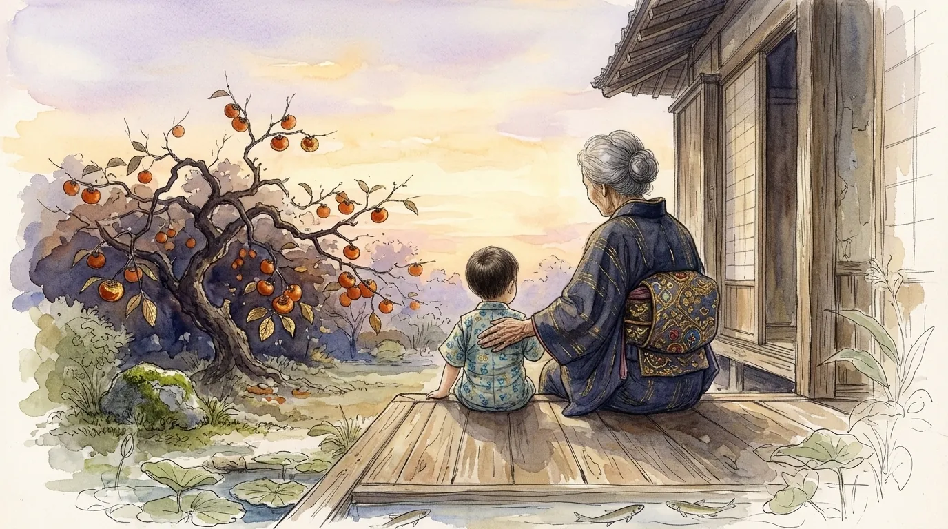 祖母の挿絵