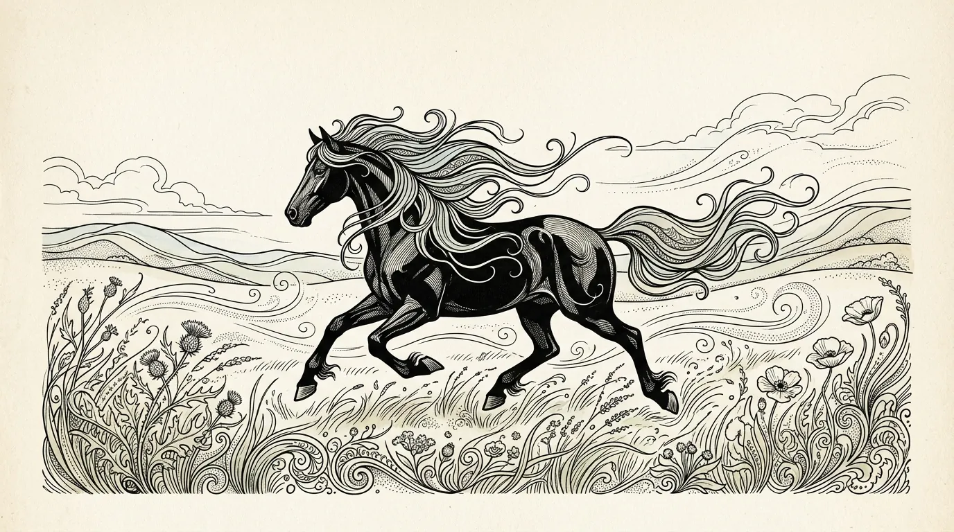 馬の挿絵