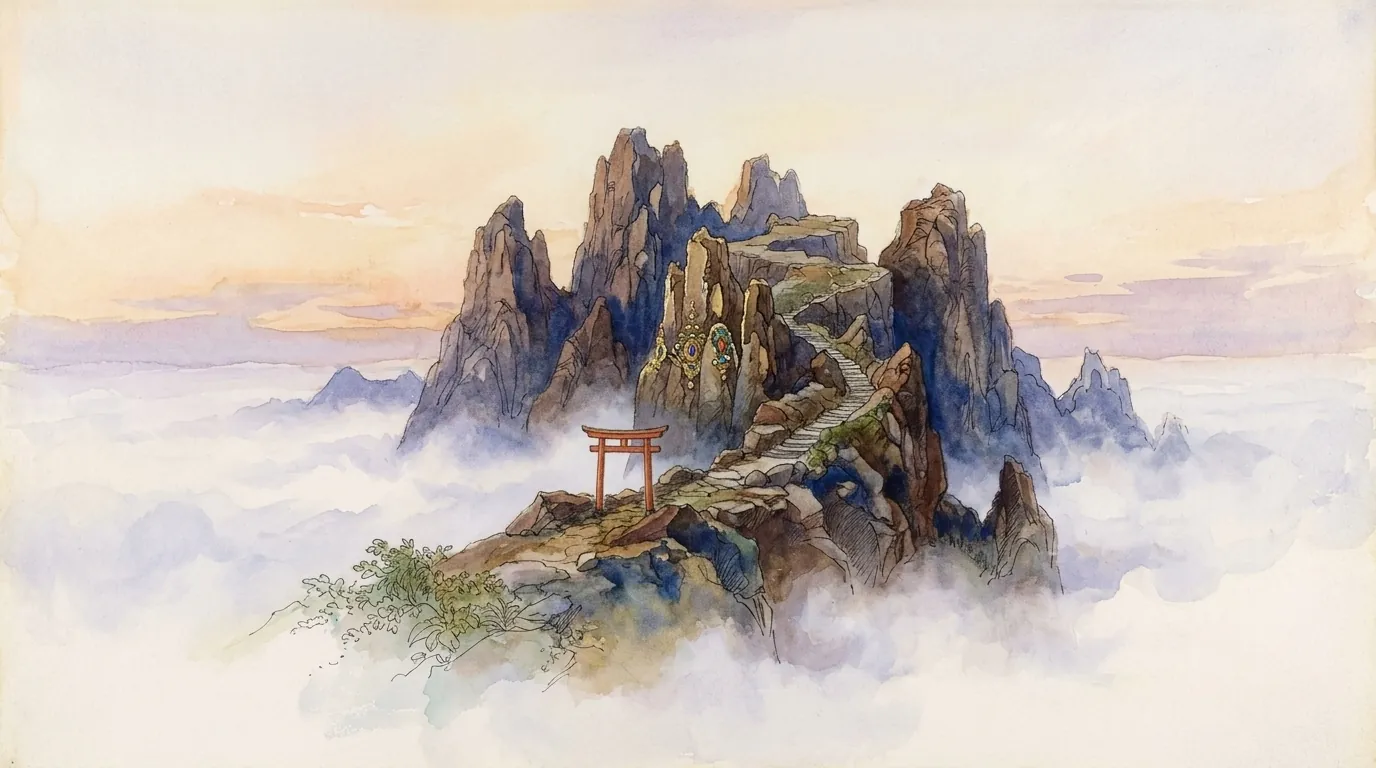 山の挿絵