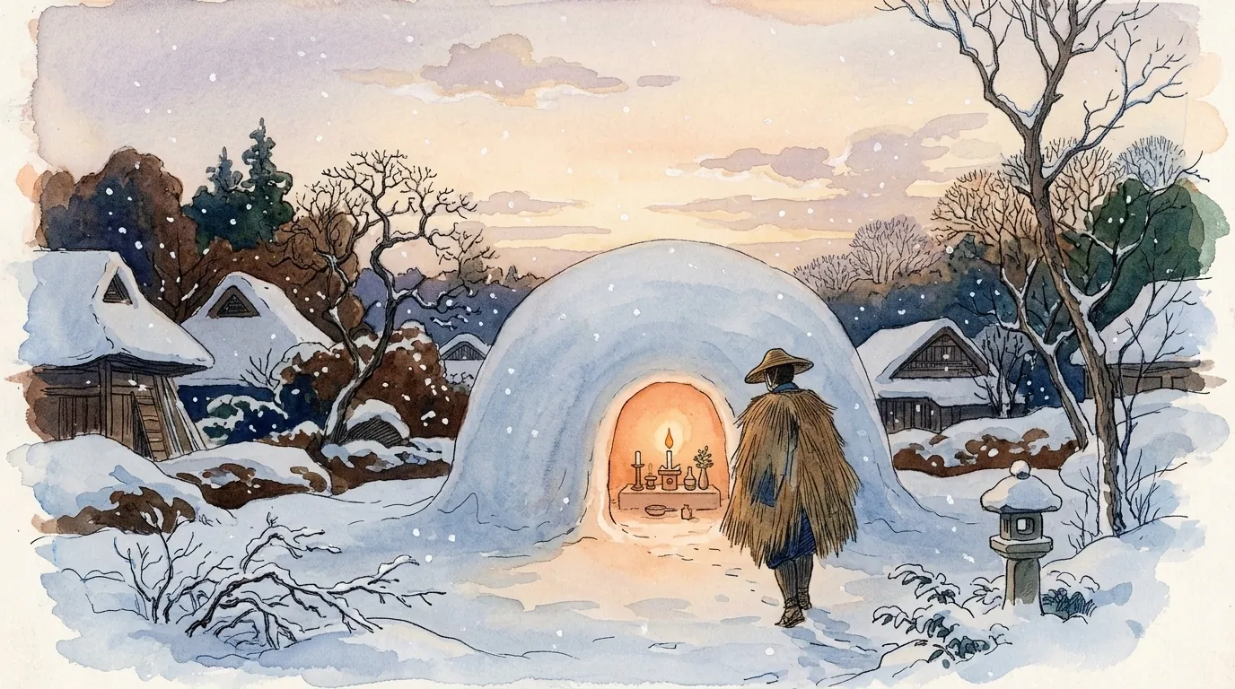 雪の挿絵