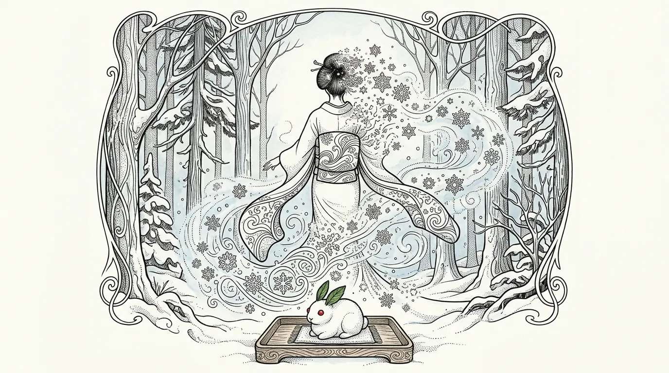 雪の挿絵